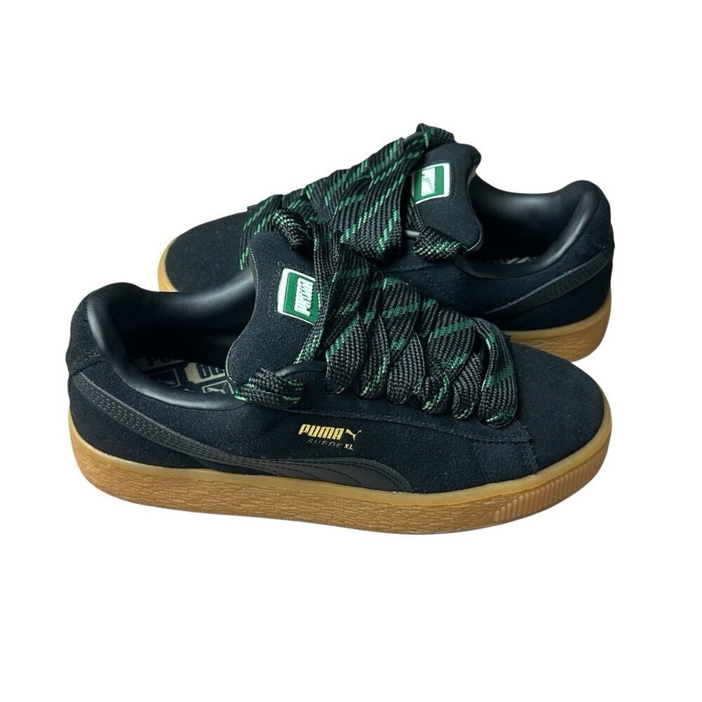 PUMA Suede XL Skate JR Junior Size 5 Black-Vine New